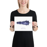 Load image into Gallery viewer, Starry Sky Sound Wave Print

